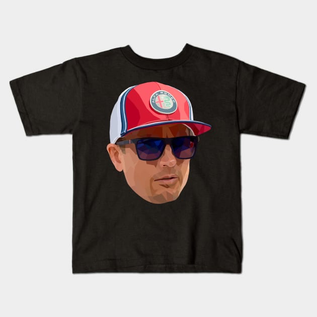 Kimi Iceman Kids T-Shirt by Worldengine